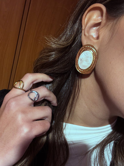 White Siren Earrings