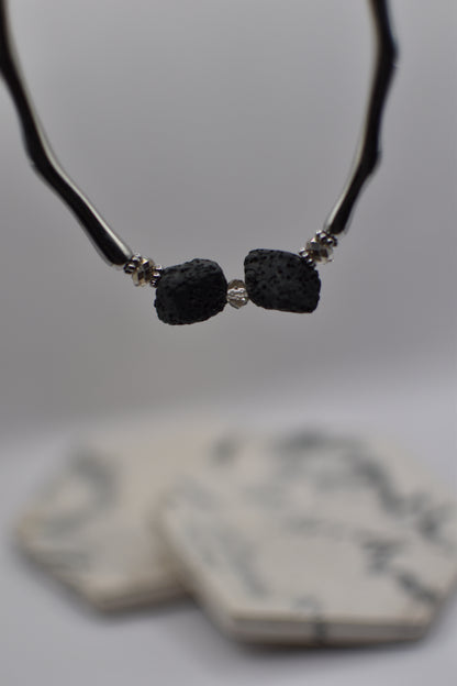 Volcanic Silver Necklace