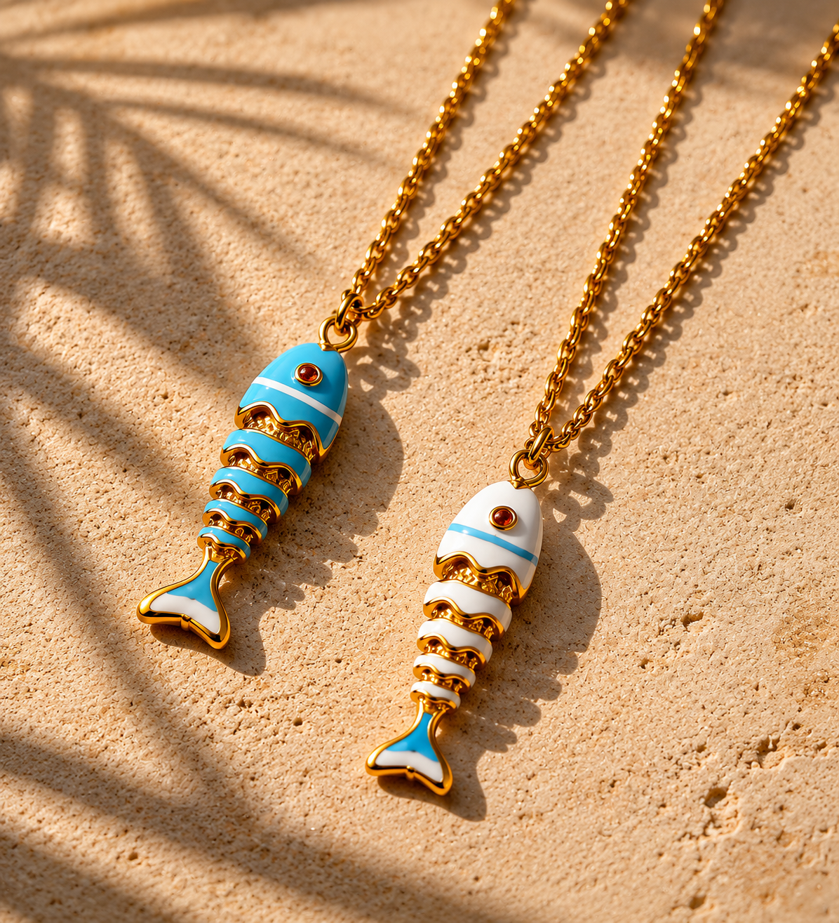 Azure Fish Necklace