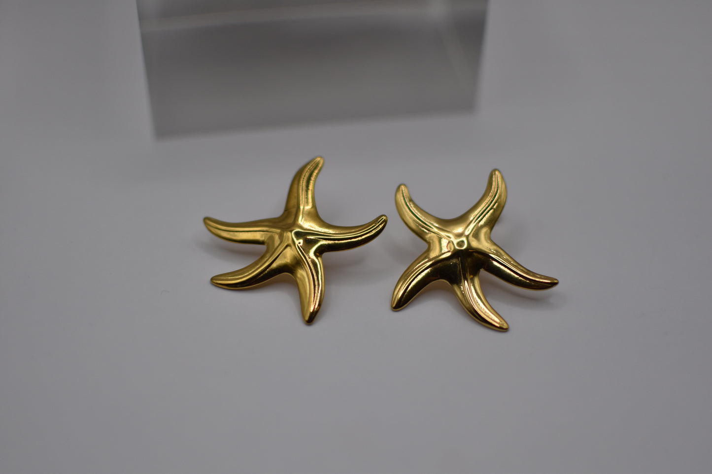Gold Starfish Earrings