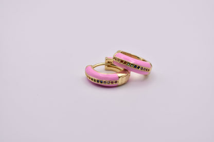 Pink Hoops