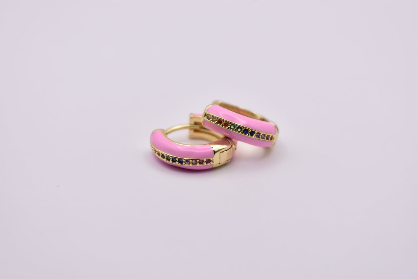 Pink Hoops
