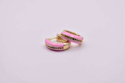 Pink Hoops