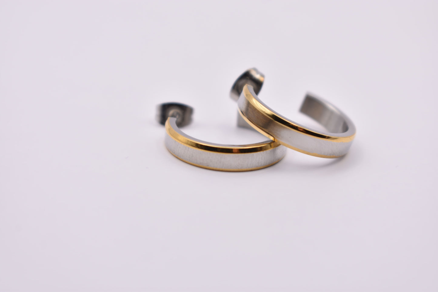Gold-Silver Earrings