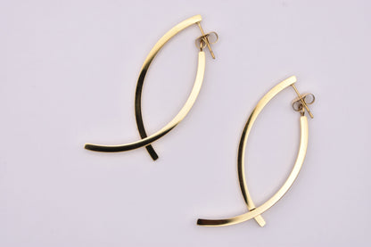 Fish Gold earrings