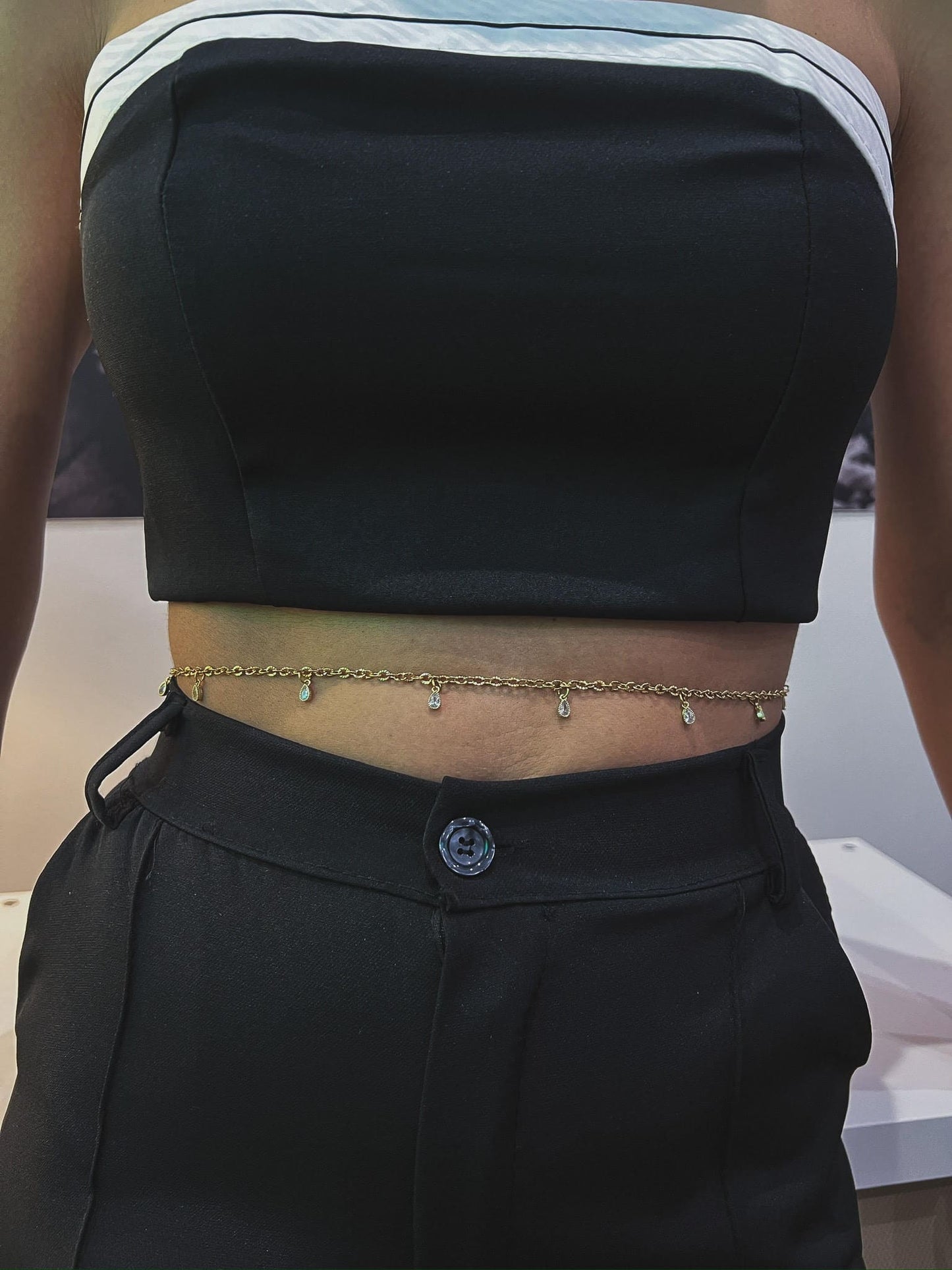 Drop Gold Belly Chain