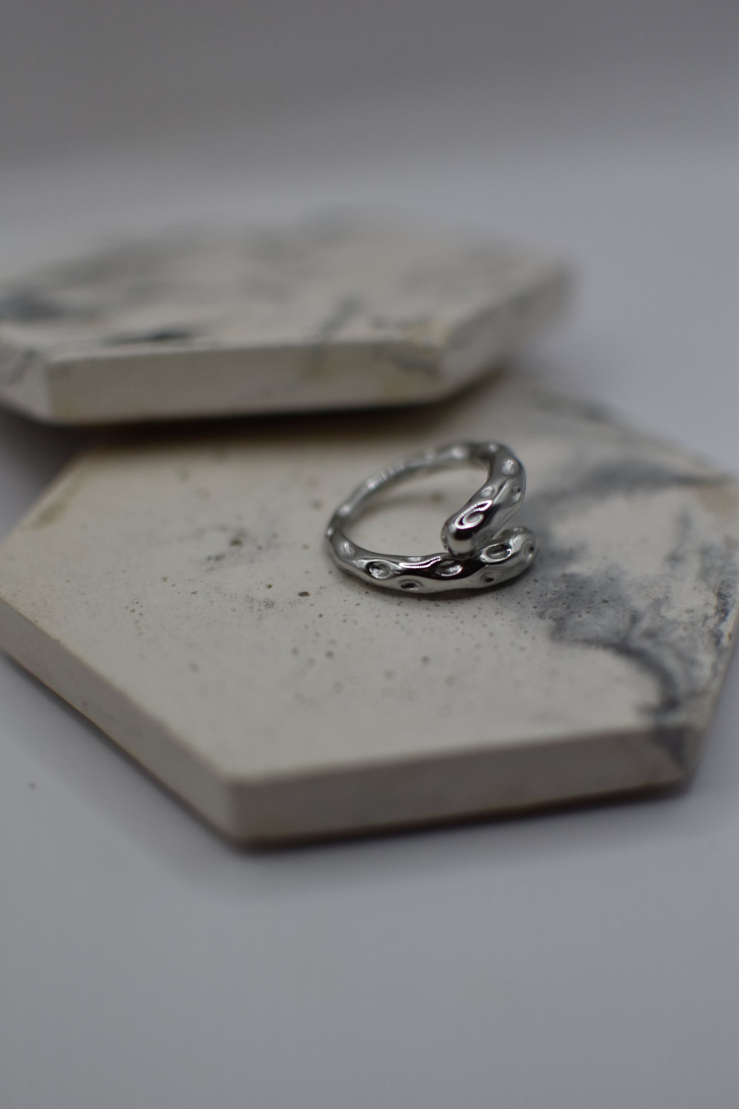 Silver Root Ring