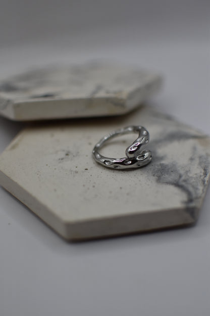 Silver Root Ring