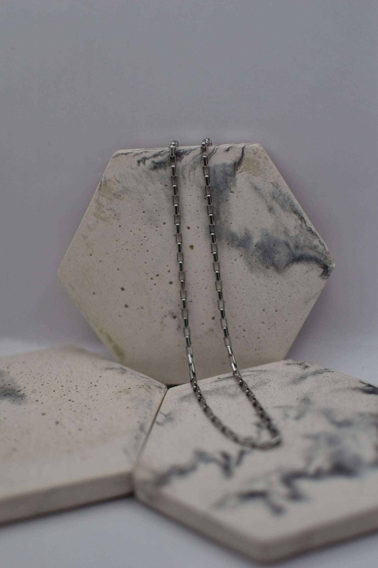 Silver Linear Necklace