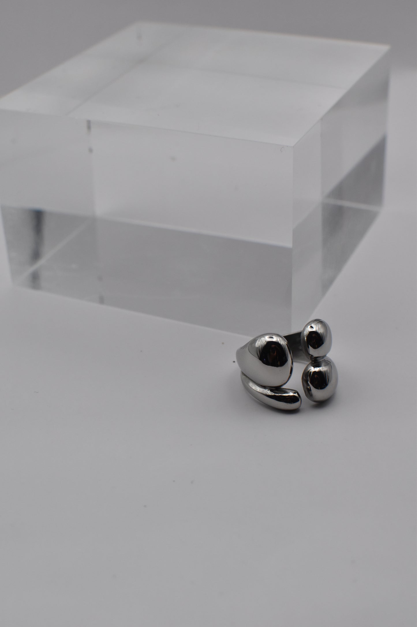 Glossy Silver Ring