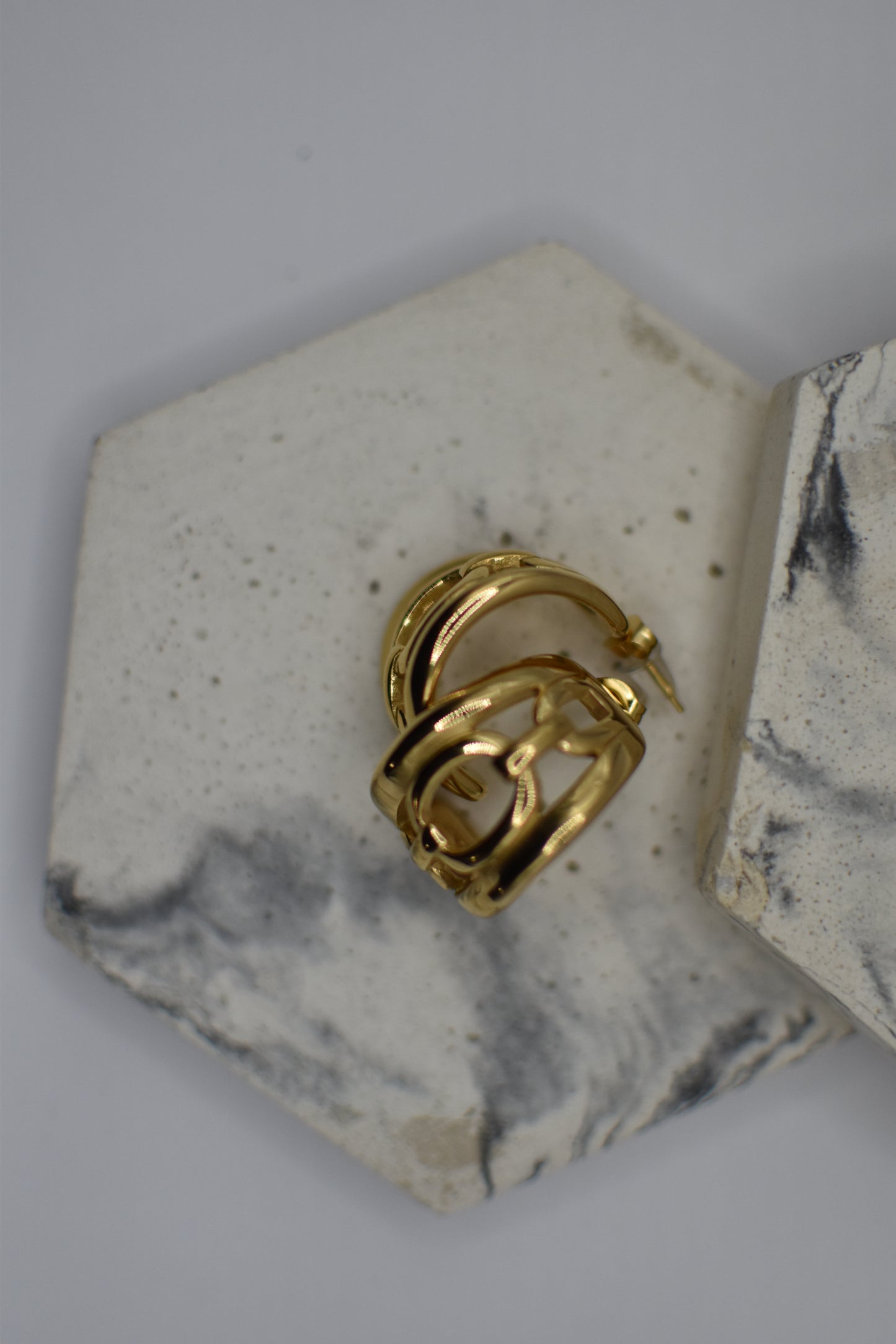 Loops Gold Earrings