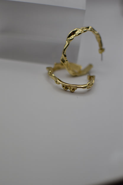 Iris Gold Earrings
