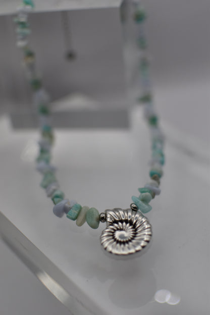 Turquoise Shell Necklace