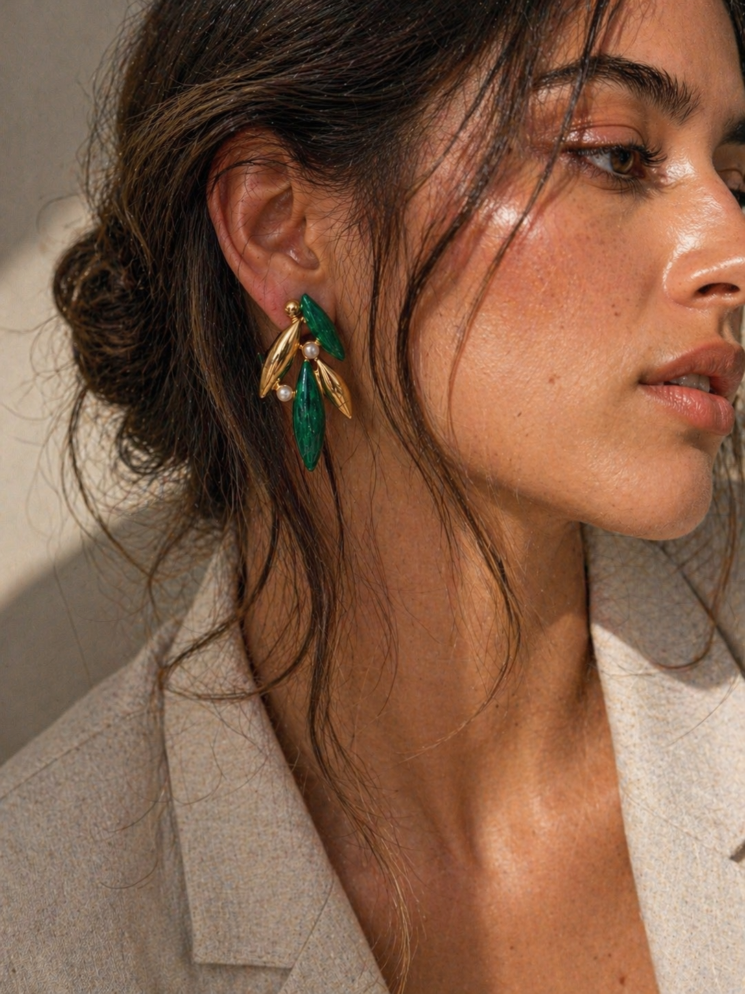 Golden Ivy Earrings
