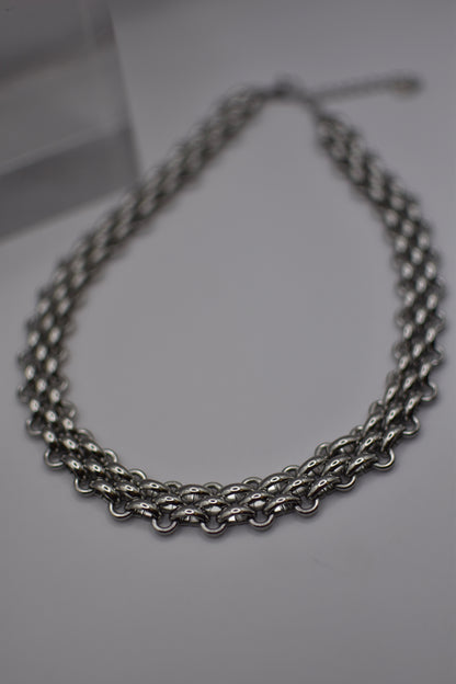 Steel Weave Necklace