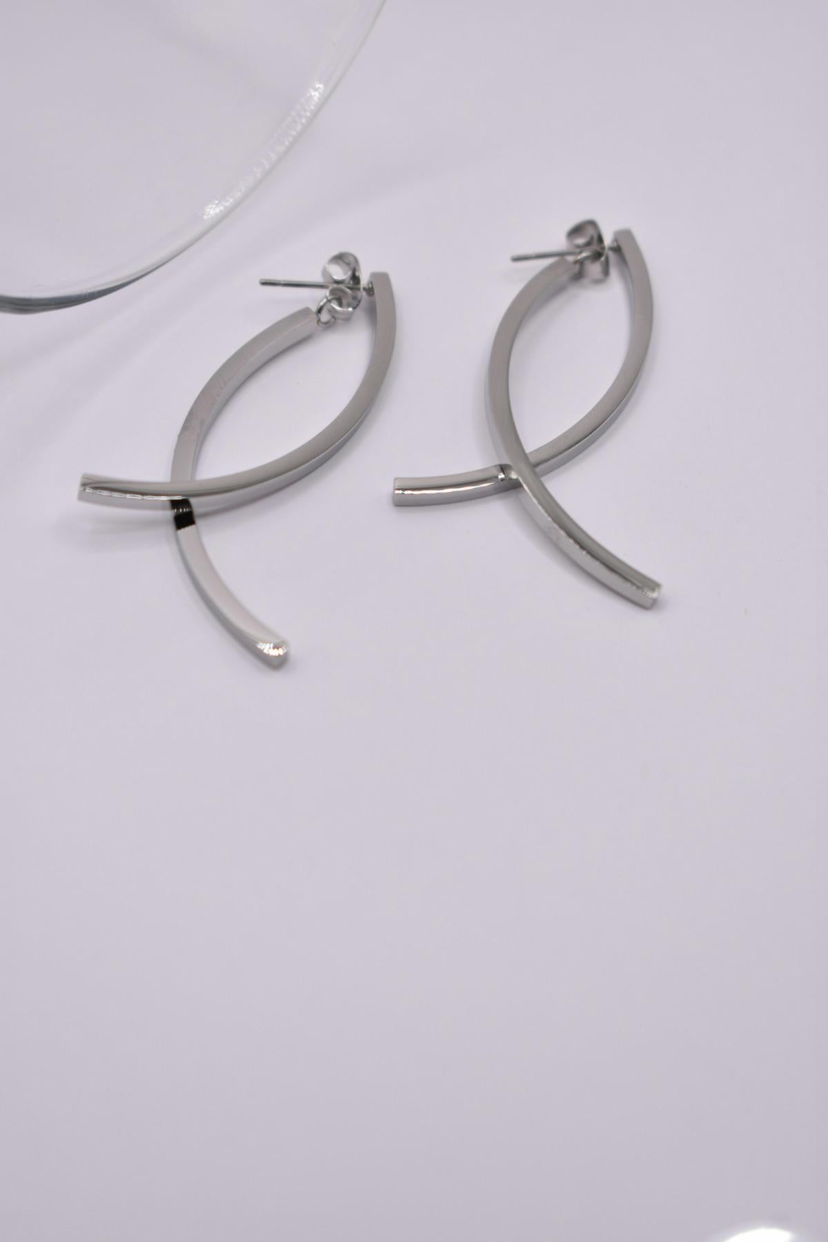 Fish Silver earrings