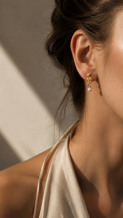 Aegean Seahorse Earrings
