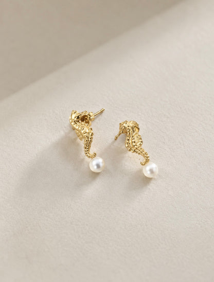 Aegean Seahorse Earrings