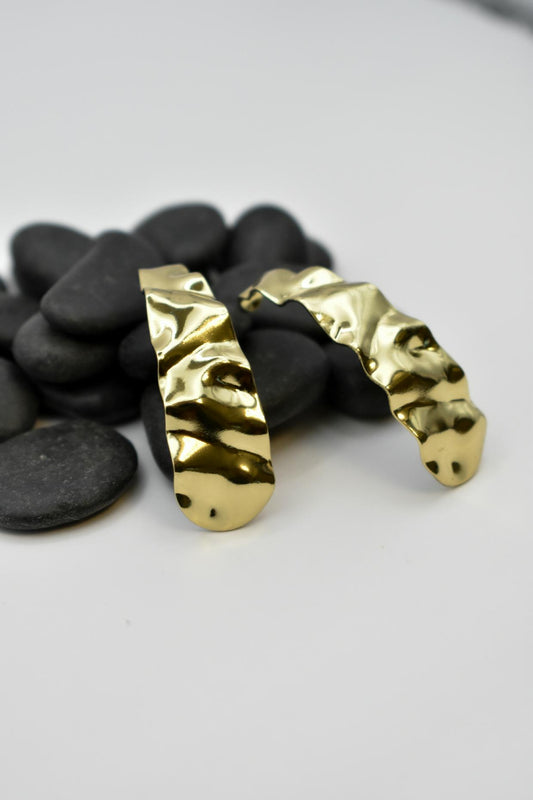 Gold Leaf Earrings
