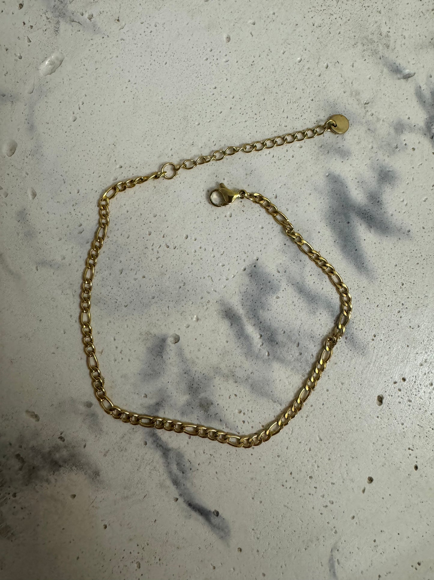 Simple Gold Anklet