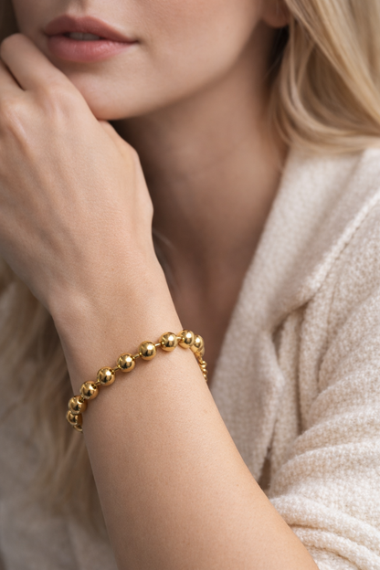 Gold Orbs Bracelet