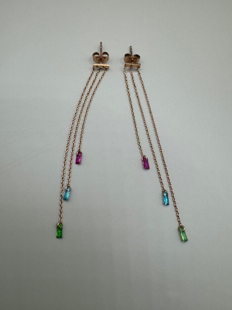 Colorful Crystal Earrings