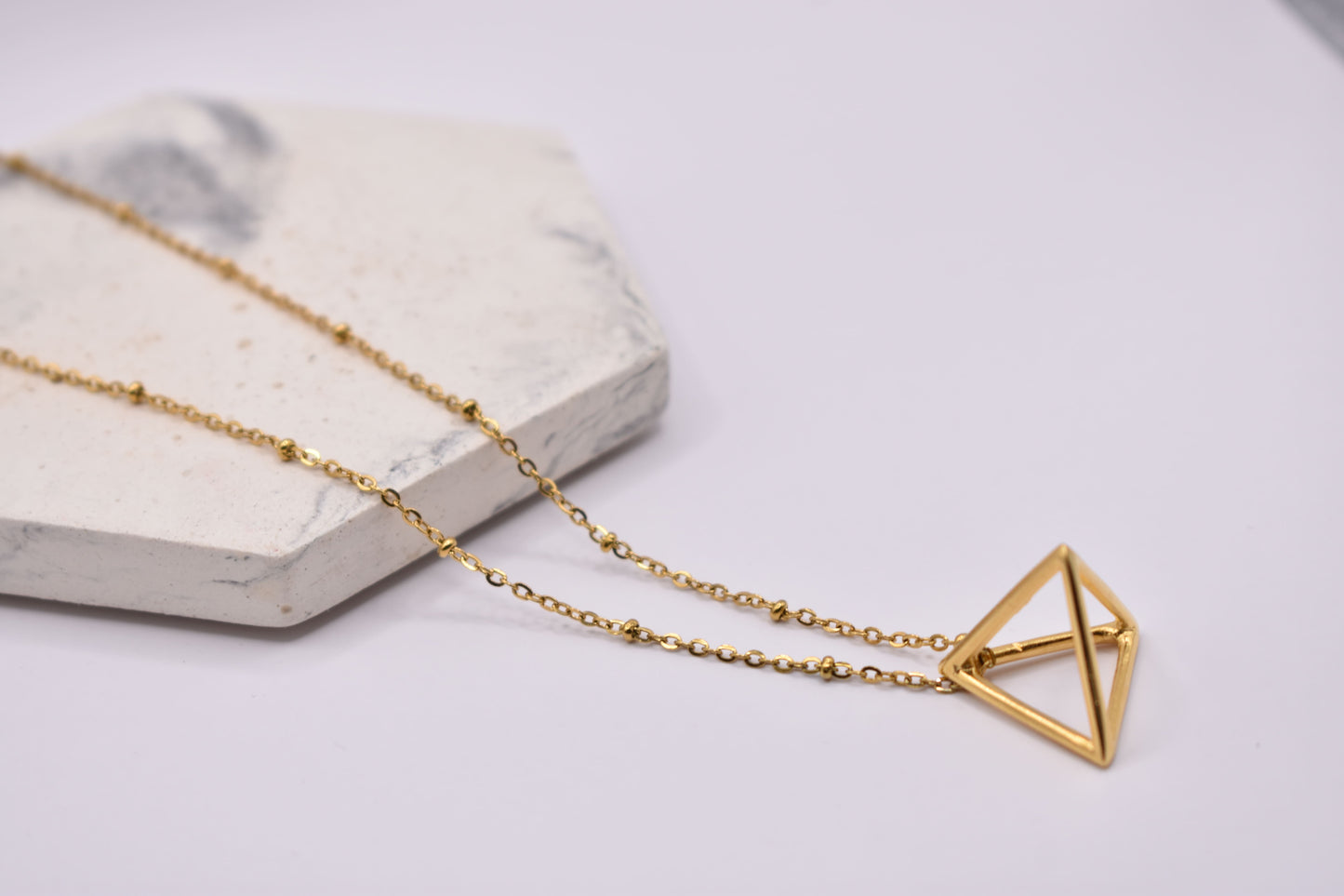 Triangle Gold Chain